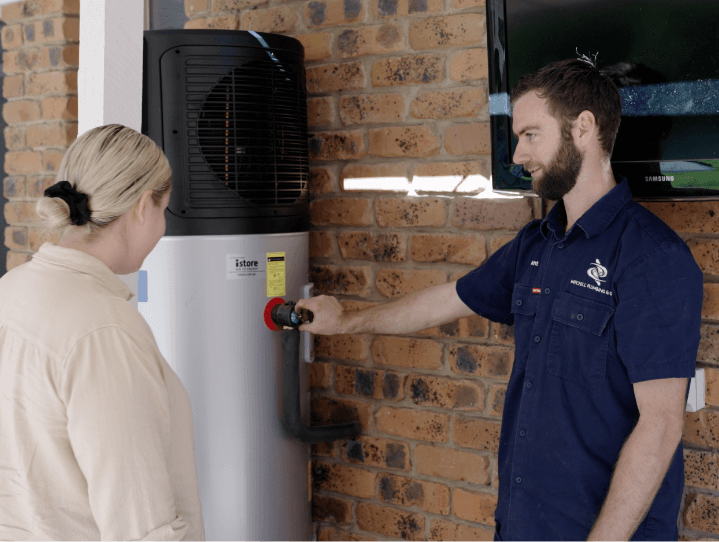 installation of gas hot water system